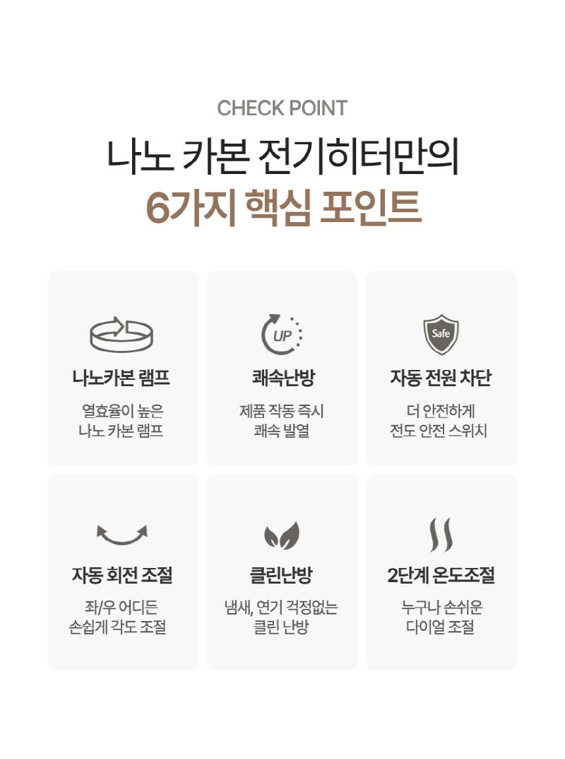 한경희 프리미엄 자동좌우회전 2단 카본 전기히터 HAAN-Q3500 상세 이미지 55