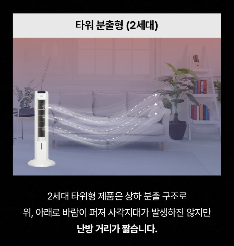 한경희 무드등 그래핀 타워형 리모컨 PTC 온풍기 HA-24000FH 상세 이미지 25