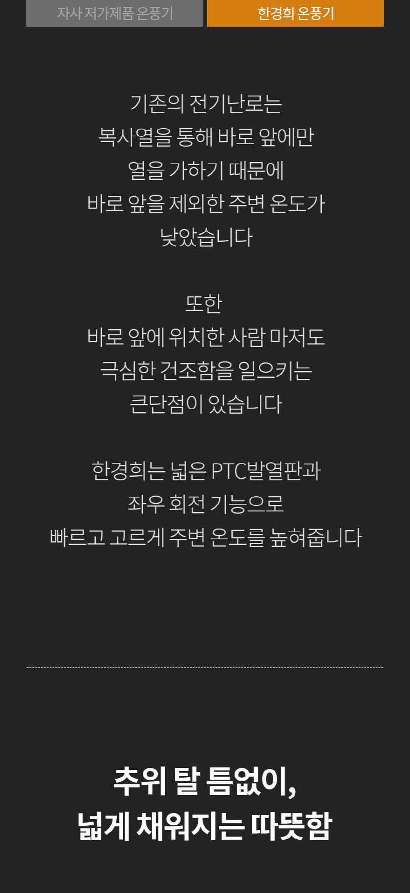 한경희 저소음 그래핀 타워형 PTC 온풍기 HIA-22000FH 상세 이미지 54