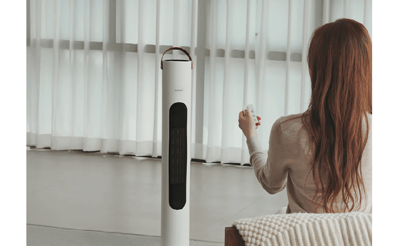 한경희 저소음 그래핀 타워형 리모컨 PTC 온풍기 HA-22000FA 상세 이미지 57