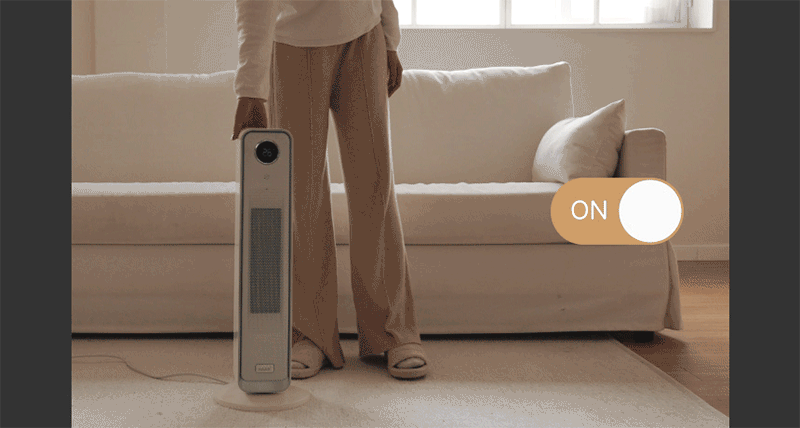 한경희 AI 음성인식 그래핀 PTC 리모컨 타워형 온풍기 전기히터 HA-28000FH 상세 이미지 59