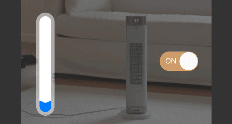 한경희 AI 음성인식 그래핀 PTC 리모컨 타워형 온풍기 전기히터 HA-27000FH 상세 이미지 59