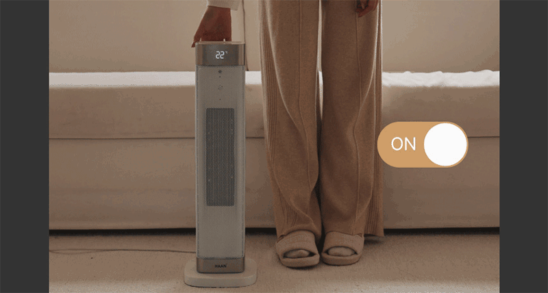 한경희 AI 음성인식 그래핀 PTC 리모컨 타워형 온풍기 전기히터 HA-27000FH 상세 이미지 57