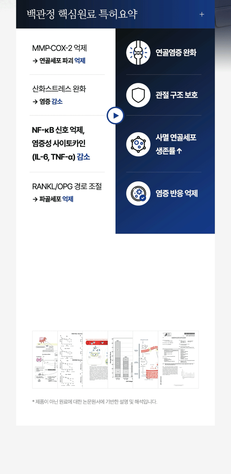 백관정 초심 소연골 콘드로이친 1200 관절 MSM 보스웰리아 MBP 600mg x 60정 상세 이미지 2