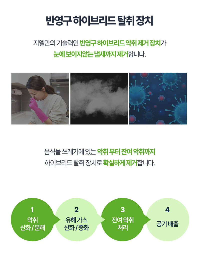 [바리미] 미생물 음식물처리기 2kg GL-020K/지엘플러스 상세 이미지 10