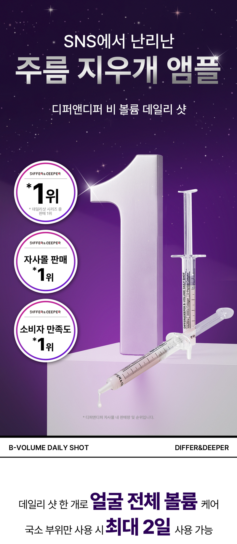 디퍼앤디퍼 비 볼륨 데일리 샷 스타터팩 B-Volume Daily Shot Starter Pack 상세 이미지 4
