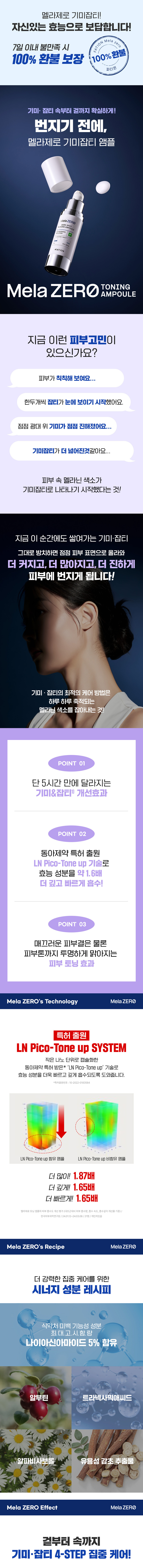 파티온 멜라제로 기미잡티 토닝 앰플 32ml 상세 이미지 2